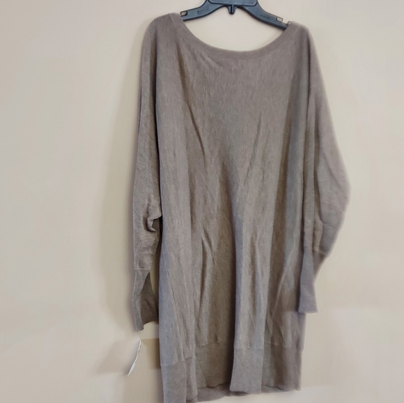 -TROUVE Off the Shoulder Sweater Tunic Tan Size Medium - Picture 10 of 10